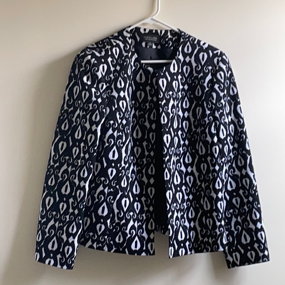 Black and white jacket